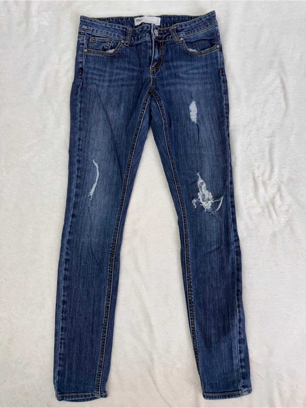 RSQ Women's Y2K Low Rise Ibiza Skinny Jeans